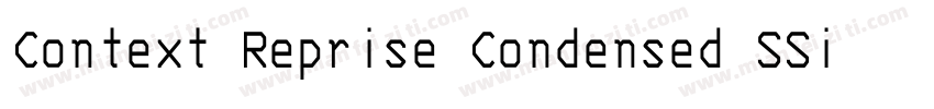 Context Reprise Condensed SSi Condensed字体转换